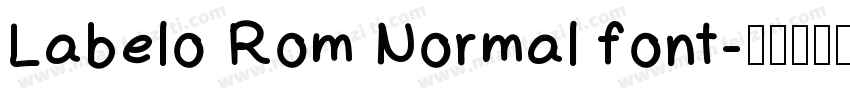 Labelo Rom Normal font字体转换